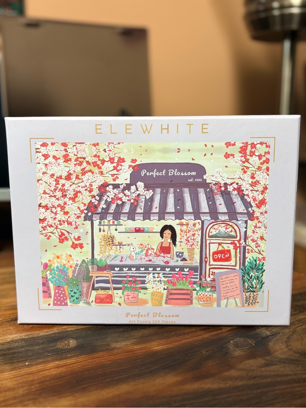 Elewhite | "Perfect Blossom" 500pc Flower Shop Jigsaw Puzzle